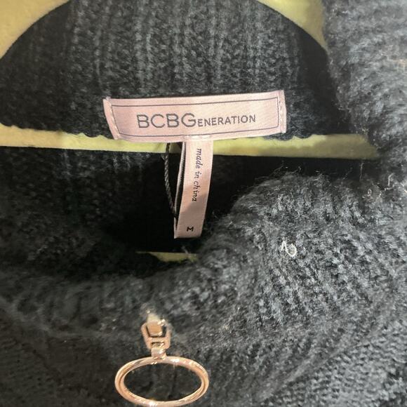 BCBGenertion Black Sweater Sz M NWT - Picture 4 of 12